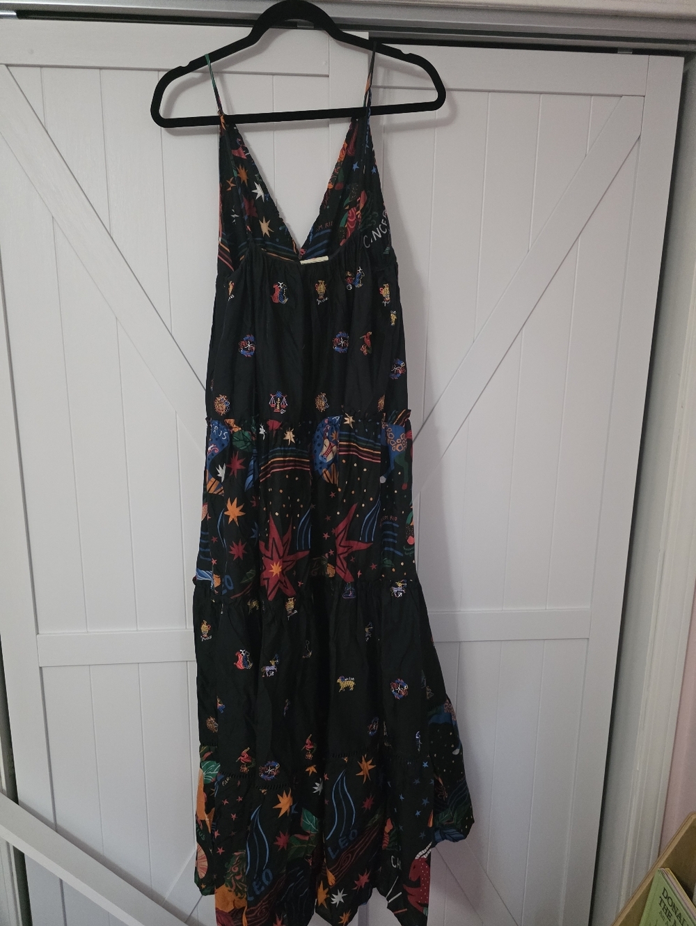 Farm Rio Zodiac Embroidered Maxidress - Picture 8 of 9